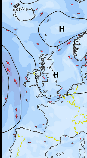 Predicted Wind - Cork 0700, Mon June 6th