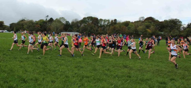 Start of Cork Athletics County Novice Women Cross Country Championship 2017