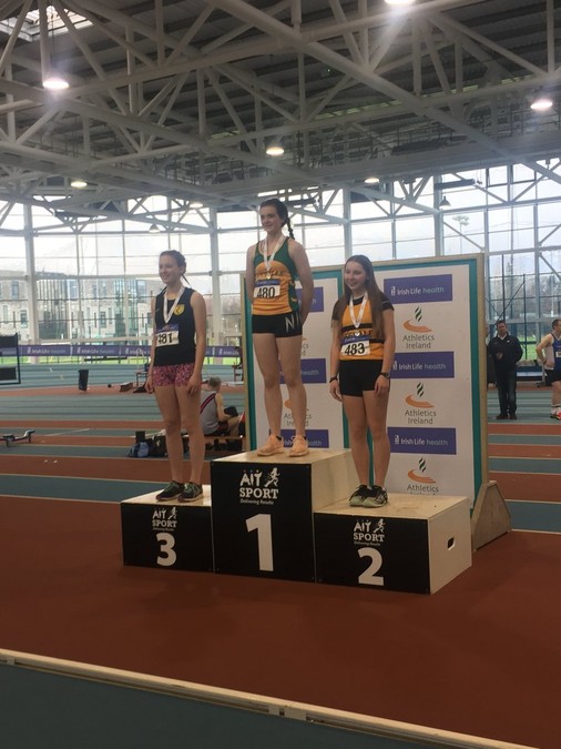 girls under 16 indoor pentathlon championship 2018 emily wall leevale
