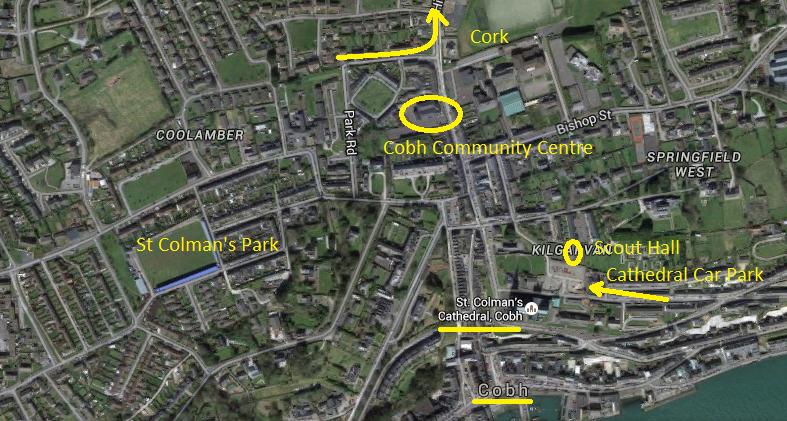 Cobh 4 Mile Road Race - Registration Locations 2015