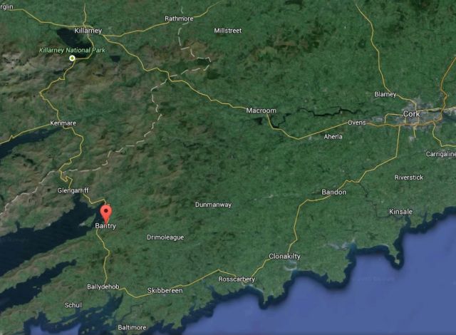West Cork Satellite View