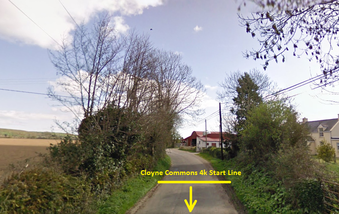 Cloyne Commons 4k Road Race - Start Line
