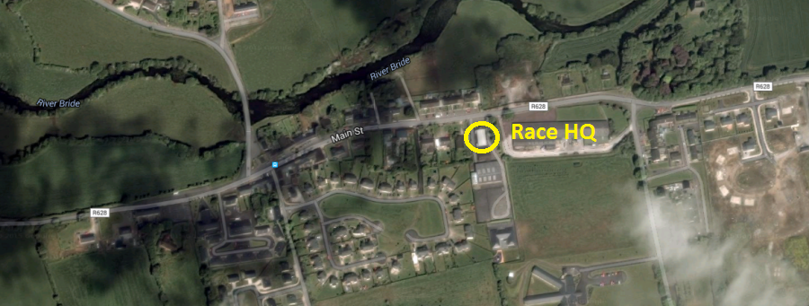 St Catherine's AC Conna 5k Road Race - Race HQ Location