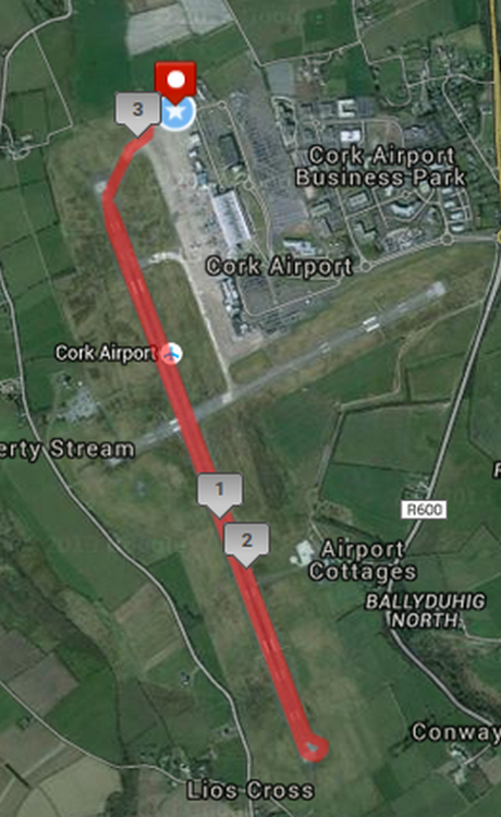 Fit Magazine - A Lust For Life Runway 5k Route Map - Cork Airport
