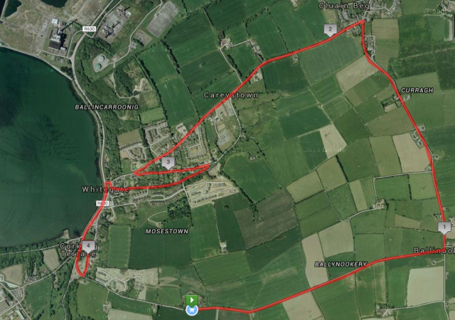 Corkbeg 4 - Course Route Map