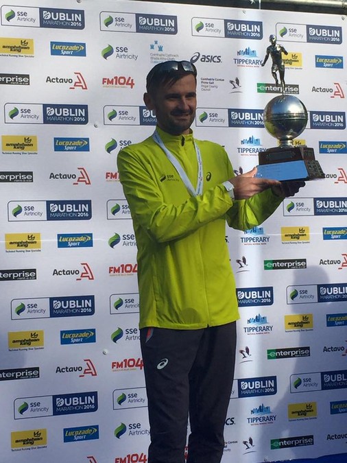 Athletics Ireland National Marathon Champion 2016 Sergiu Ciobanu