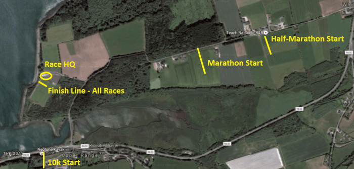 East Cork Harbour Marathon Key Race Locations min