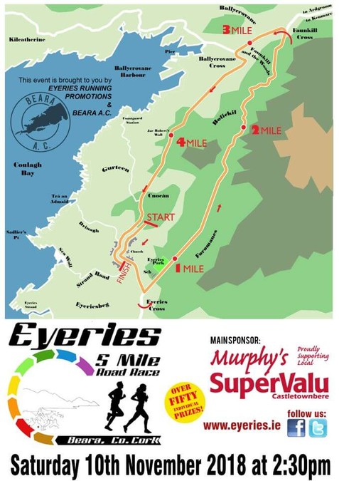 eyeries 5 mile route flyer 2018