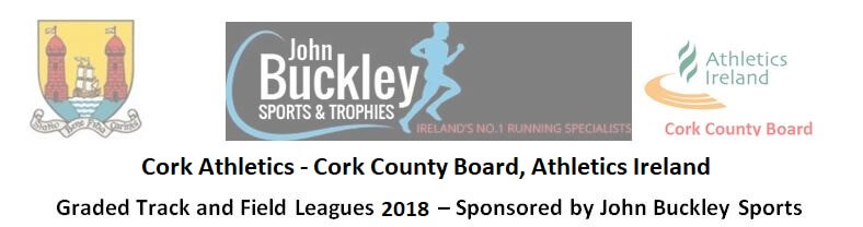 cork athletics graded leagues 2018 series header