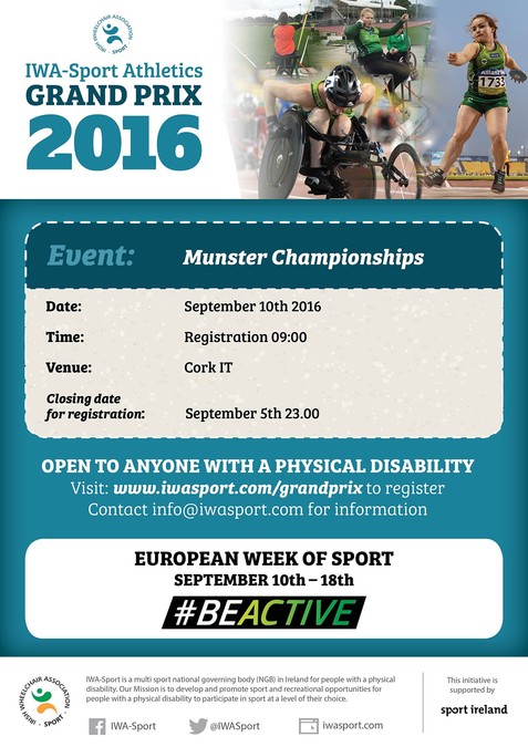 IWA Sport Athletics Munster Championships 2016 min