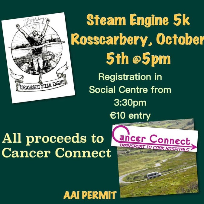 rosscarbery steam runners 5k flyer 2019