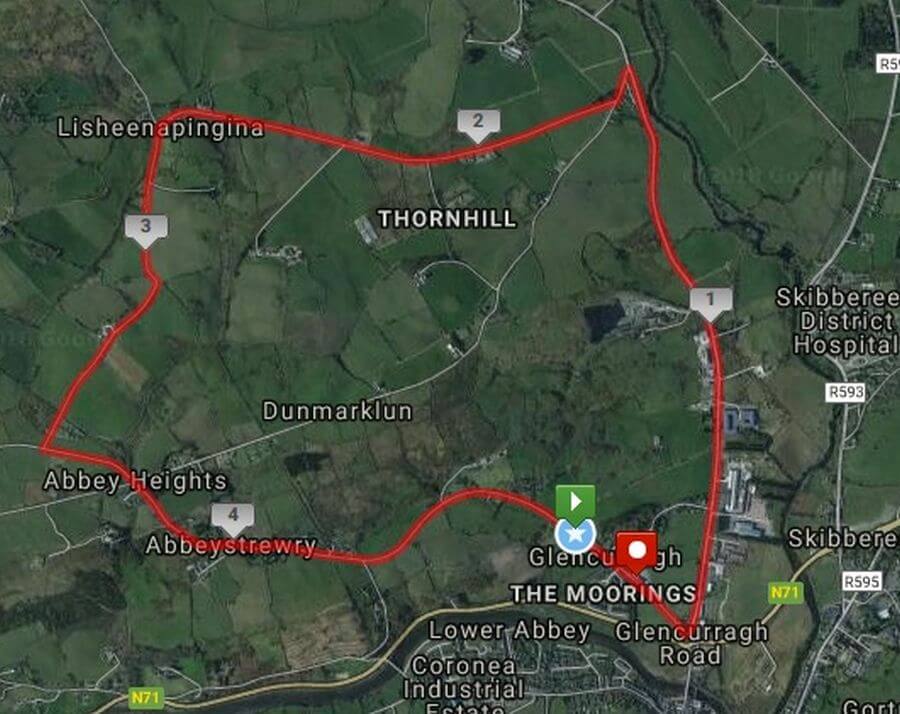 skibbereen 5 mile road race course map