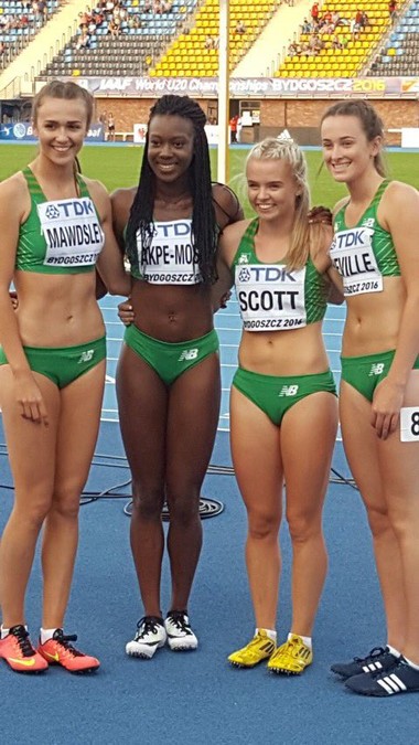 World U20 Championship Final 2016 Irish Women 4x100m