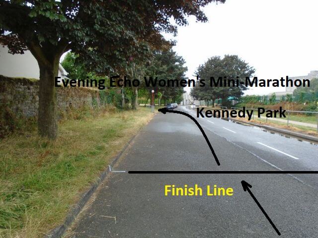 cork womens 6k mini marathon finish line