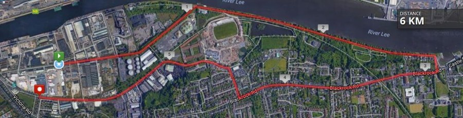 cork womens mini marathon route map 2018