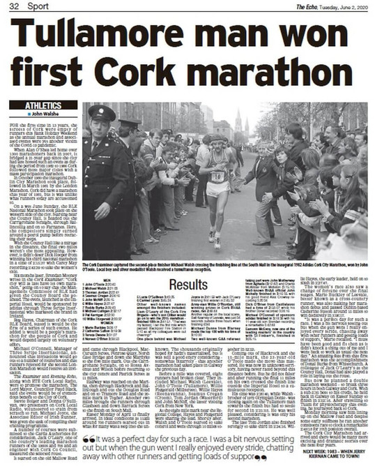 evening echo 1982 cork city marathon report 200602