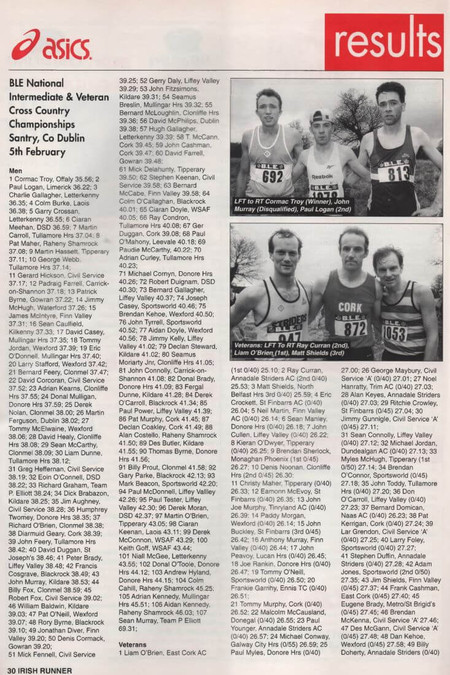ble national intermediate veterans xc 1995 irish runner vol 15 no 2 p 50 53 1