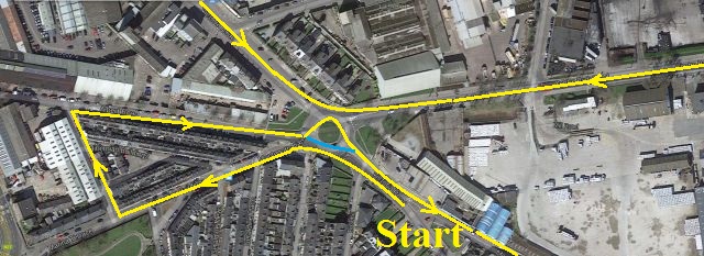 Cork City Half-Marathon 2014 - Map of Start Area
