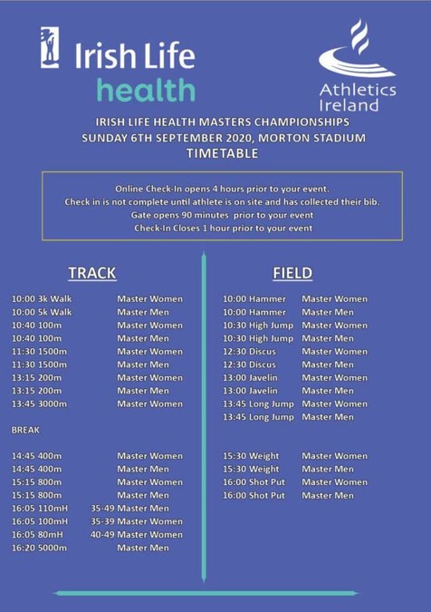 national masters t and f championship programme 2020 1