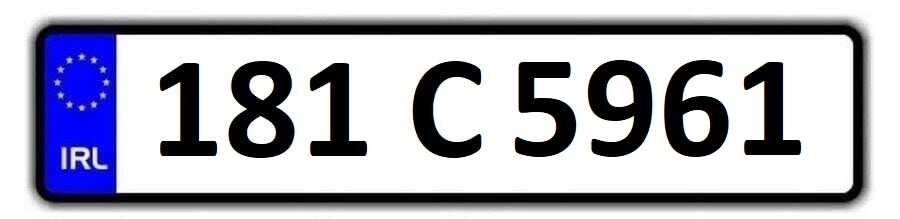 cork athletics registration plate 180331