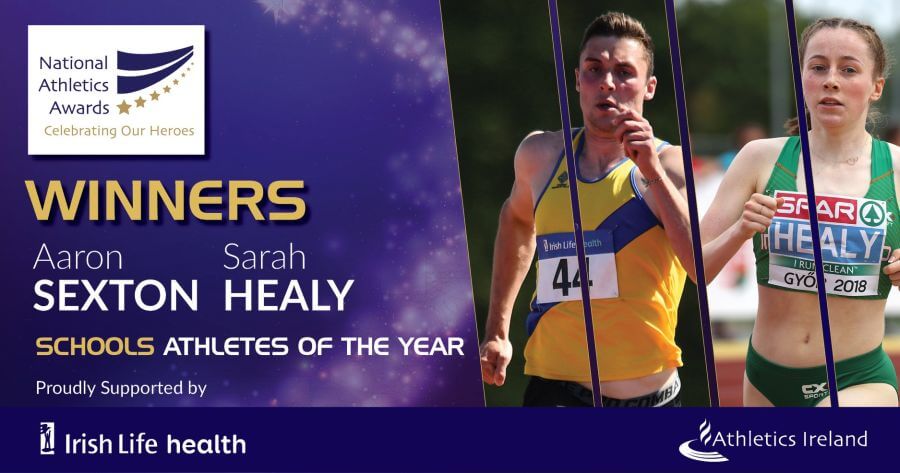aaron sexton sarah healy national athletics awards 2018