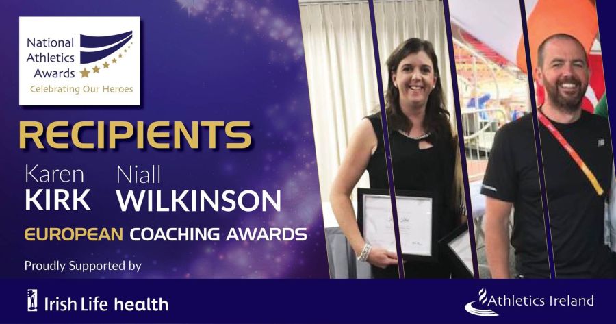 karen kirk niall wilkinson national athletics awards 2018