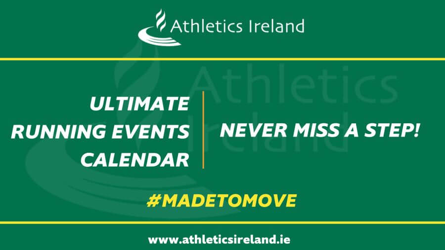 athletics ireland events calendar banner 2023