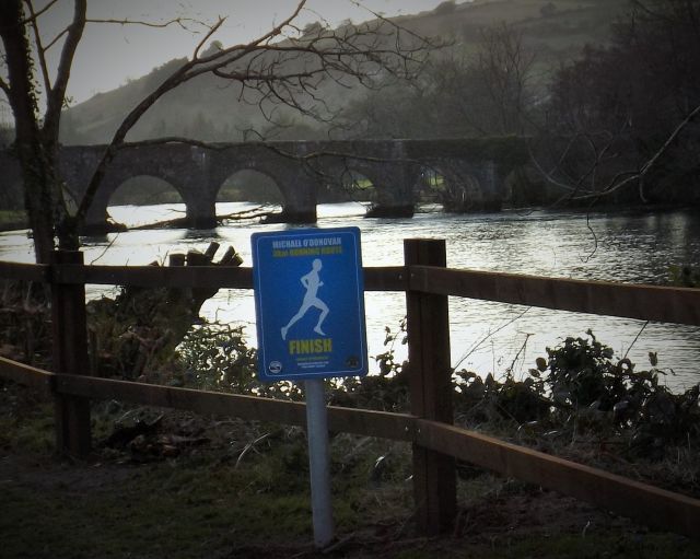 Finish Line of Michael O'Donovan 5k, in Ballincollig Regional Park