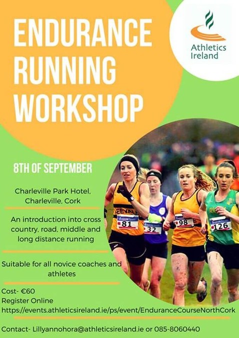 endurance running workshop charleville september 2018
