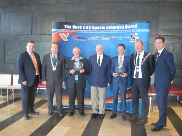 Rob Heffernan and Bro. Colm O'Connell Honoured at Cork City Sports August Awards