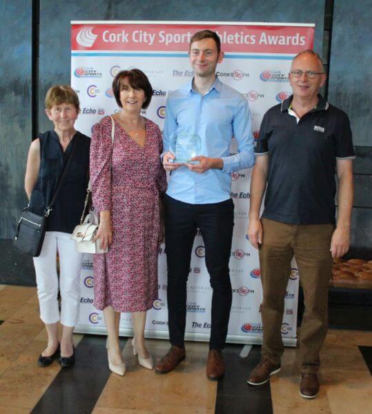 david cussen cork city sports athlete of month awards june 2022 family