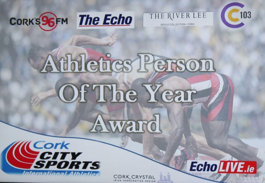 cork city sports athlete of the year award 2022 banner