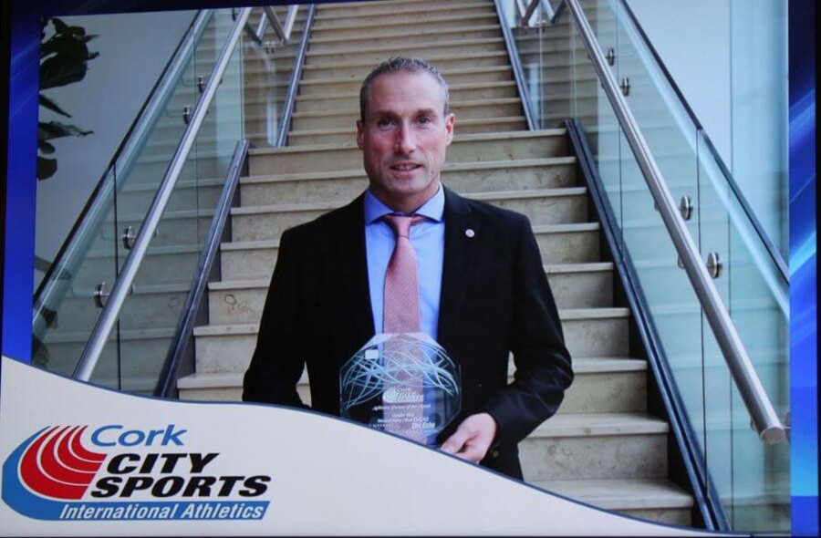 cork city sports athlete of the year award 2022 michael harty east cork ac