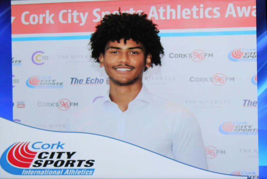 cork city sports athlete of the year award 2022 reece ademola leevale ac