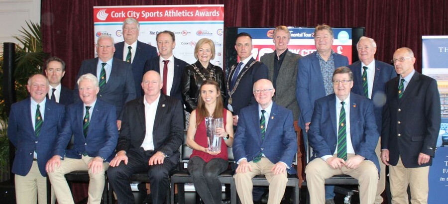 louise shanahan cork city sports athlete of the year 2022 presentation group d