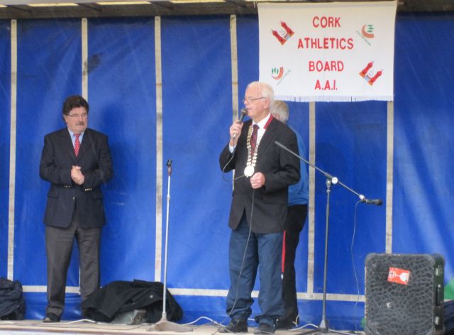 Paddy Buckley, Chairman Cork AAI speaking athe the opening, with John Foley, AAI CEO