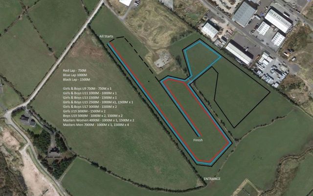 Munster Maters and Juvenile B XC Course 2014