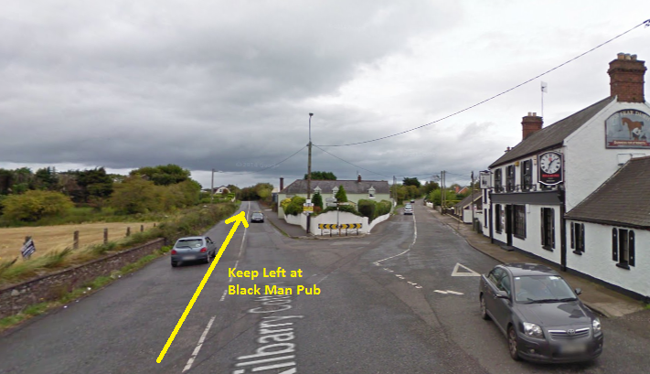 Cork Athletics County Novice Cross-Country 2015 - Venue Directions - Black Man Pub