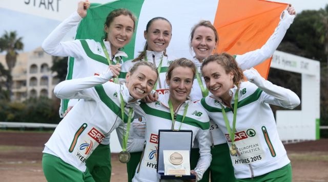 Irish Womens Cross Country Bronze Medal Team Hyeres 2015 min