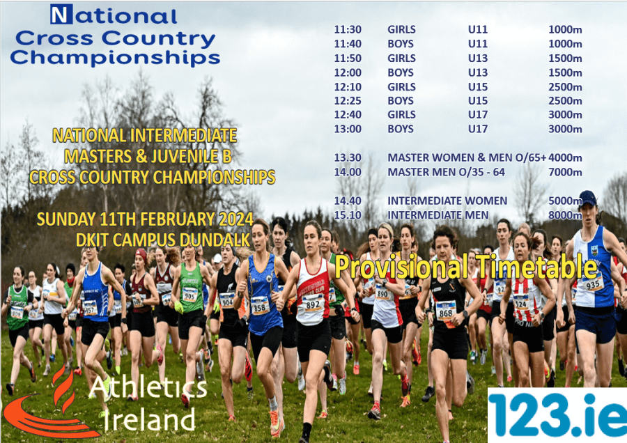 national masters and intermediate cross country championship programme 2024