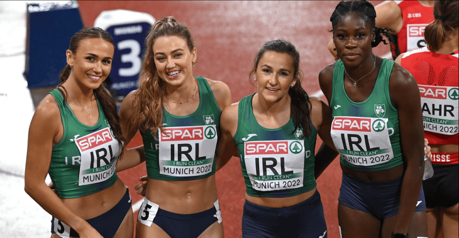 irish womens 4x400m team munich 2022