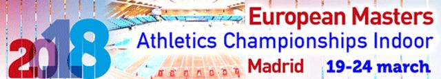 european masters indoor championships logo madrid 2018
