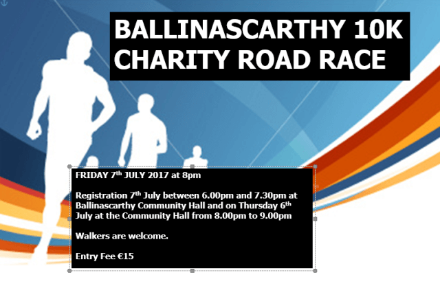 Ballinascarthy 10k banner 2017