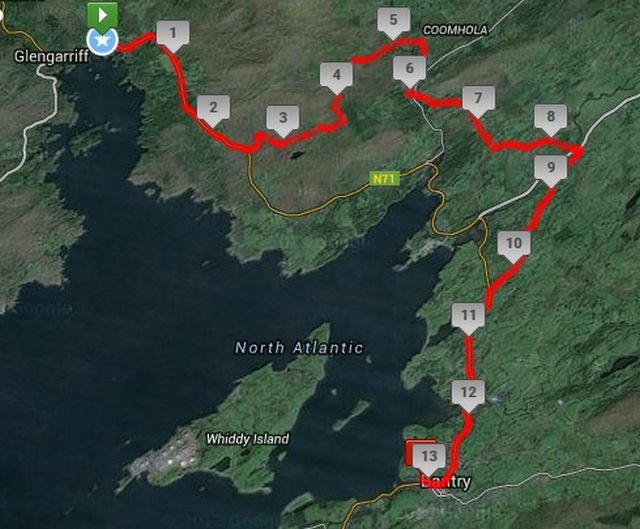 Bay Run Half-Marathon 2015 - Course Map