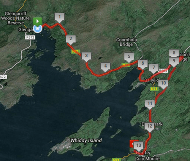 Bay Run Half-Marathon 2016 - Course Map