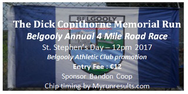dick copithorne belgooly 4 mile road race flyer 2017a