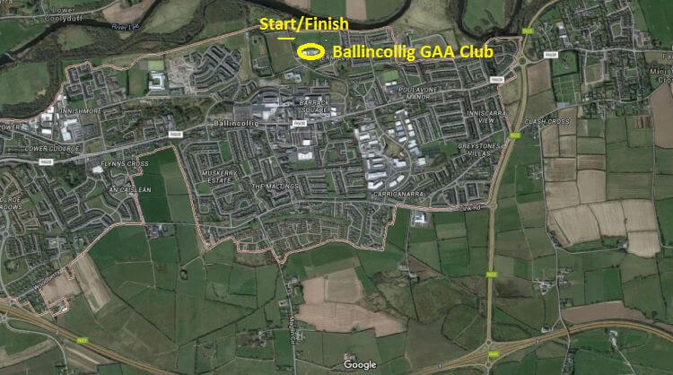 Ballincollig GAA Club Location