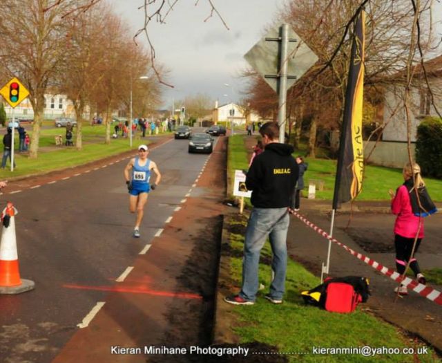 Doug Minihane - Race Day Photography's photo of Alan O'Shea comin in to win the 2015 Eagle AC Tommy Ryan Memorial Carrigaline 5 Mile Road Race