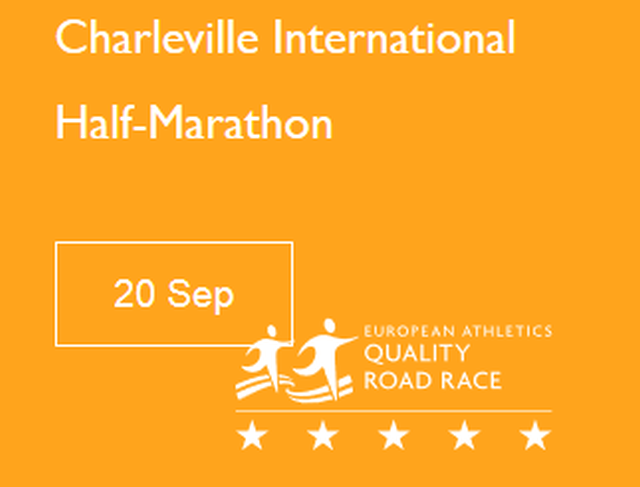 Charleville International Half-Marathon - European Athletics Running4All 5 Star Label