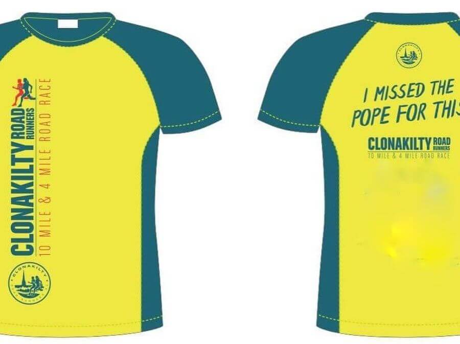 clonakilty road runners 10 mile t shirt 2018